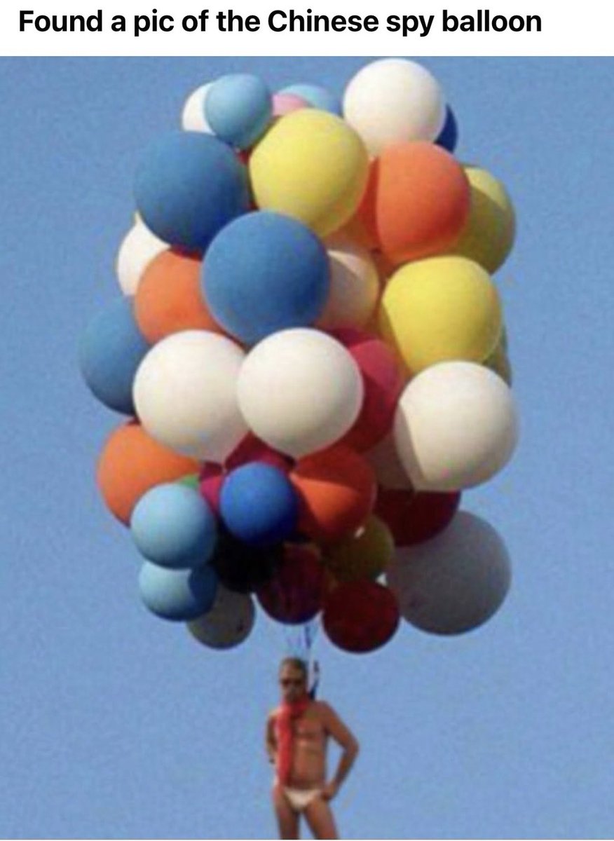 Found a great shot of the Chinese Spy Balloon
