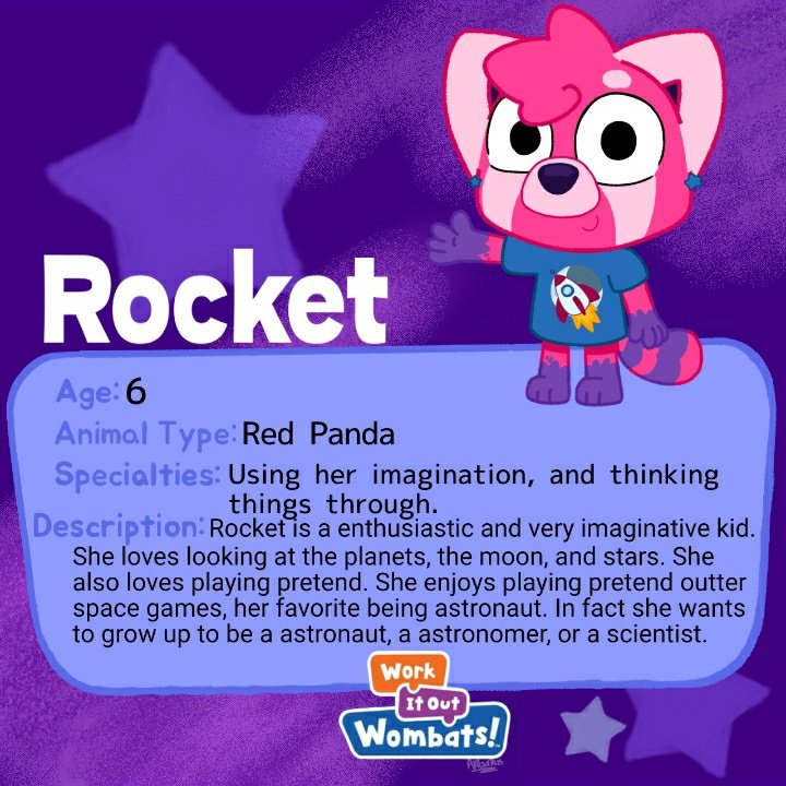 AGurl625's tweet image. Ya Gurl just HAD TO make a #WorkItOutWombats #OC
Presenting Rocket! :)