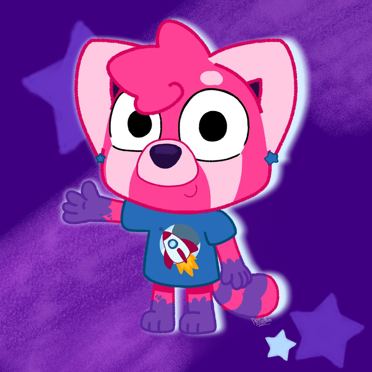 AGurl625's tweet image. Ya Gurl just HAD TO make a #WorkItOutWombats #OC
Presenting Rocket! :)