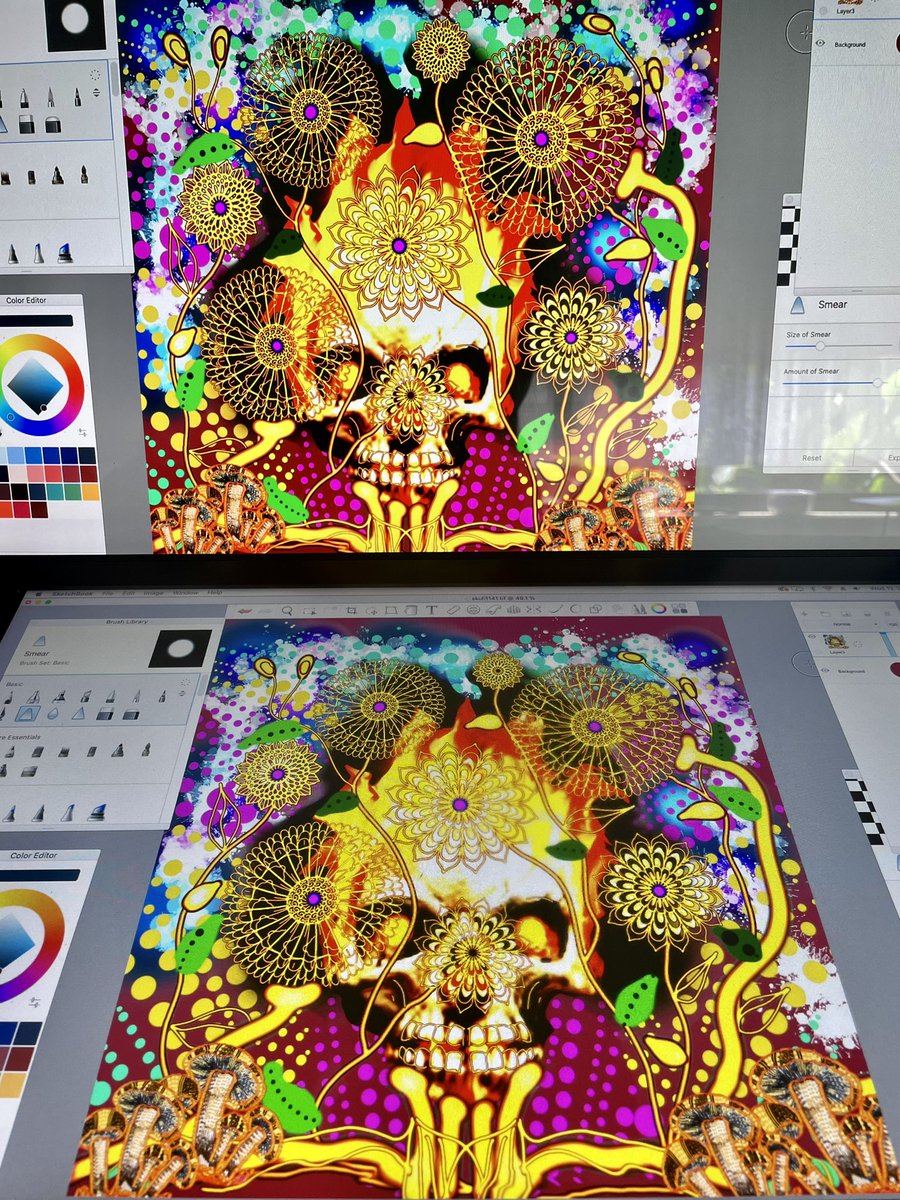 mesmaranft07's tweet photo. Skulladelic Collection. #Psychedelicart #NFTCommunity #nftart #skullart #NFTs #art #trippyart #colourful #websitecoming! https://t.co/MEFt8ubar5