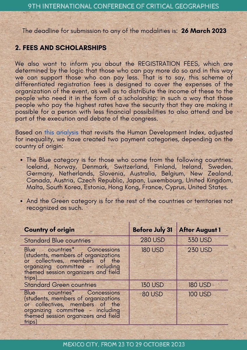 iccg2023's tweet photo. SECOND CIRCULAR: CALL FOR PARTICIPATION 
↘️ Workshops: https://t.co/dIxwNaSNhb
↘️ Field trips: https://t.co/3VSFncB5w8
↘️ Book presentations: https://t.co/OrmB52dZF6
↘️ Film debate: https://t.co/P75Kp9liOl
↘️ Graphic and/or plastic material for exhibition: https://t.co/YcCzHkMEmD https://t.co/dSb46GbVkX