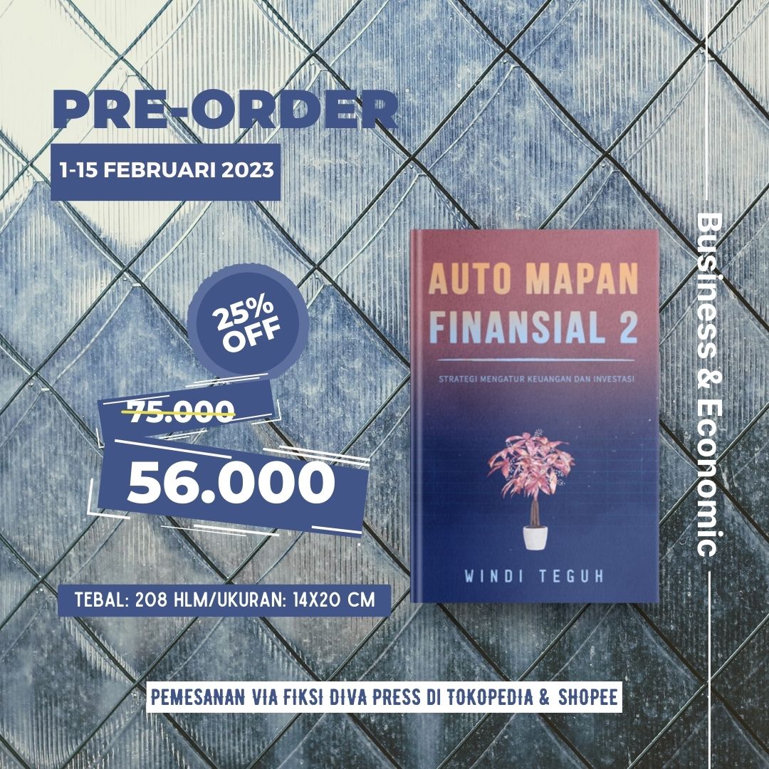 fiksidivapress's tweet photo. Lengkap sudah 2 seri Auto Mapan Finansial. Step by step bikin perencanaan keuangan sampai investasi. Pesan sekarang, selama masa pre-order ada diskon khususnya nih.

Pemesanan:
Tokopedia: https://t.co/GyW9Xc3tSe
Shopee: https://t.co/a25mpYhqSS https://t.co/9SpegmeOve
