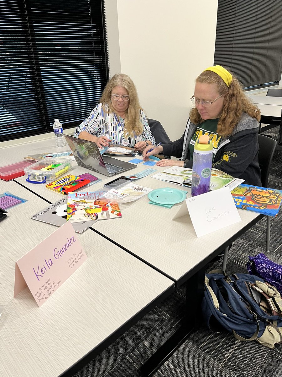 Cre8ive_Reading's tweet photo. @misdproflrng with @Ms_MooreTeaches Believing is Empowering: SEL in PreK-1st with some of the BEST littles teachers from @mesquiteisdtx talking all things #CARE #SEL #AYO and using @lead4ward strategies to make the learning stick! #misdexcellence https://t.co/V4PiGfC6fo