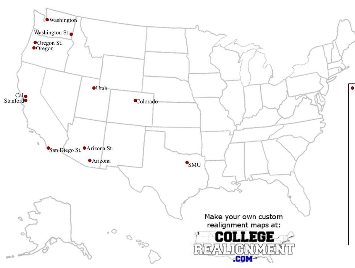 CollegeRealign's tweet image. SMU sticks out just a little bit here…