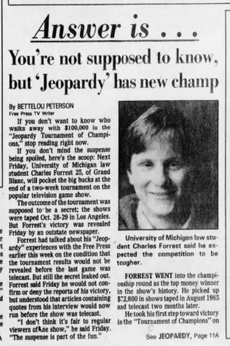 Claire McNear On Twitter in 1986 The Detroit Free Press Ran A Column Claire mcnear on twitter in 1986 the detroit free press ran a column