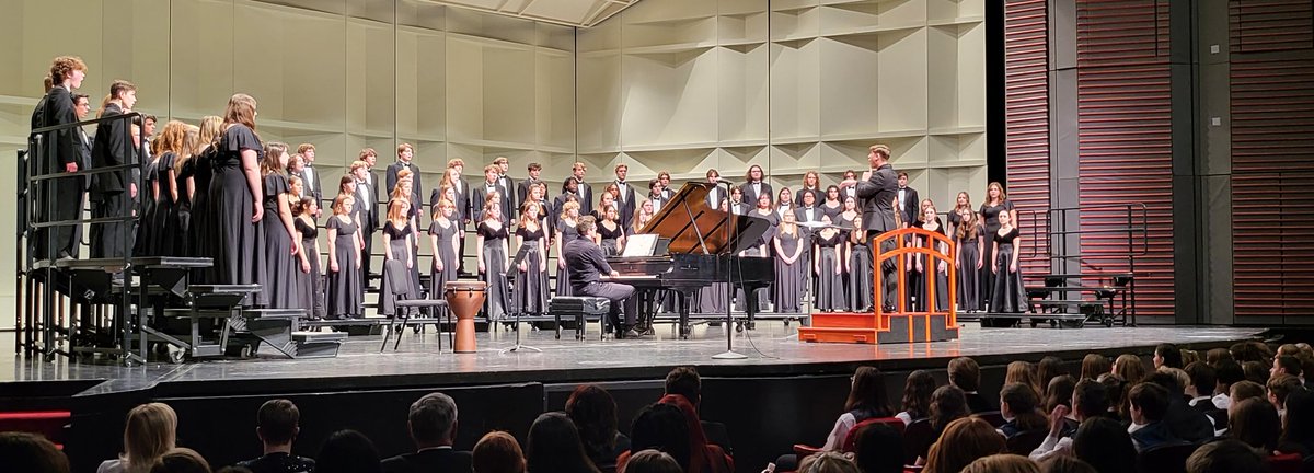 fshsactivities's tweet photo. 2023 All City Choir at the Lied Center Amazing Firebird singers joined by equally amazing Chesty Lion singers creating truly inspiring music together. https://t.co/0Cx1JQOJwn