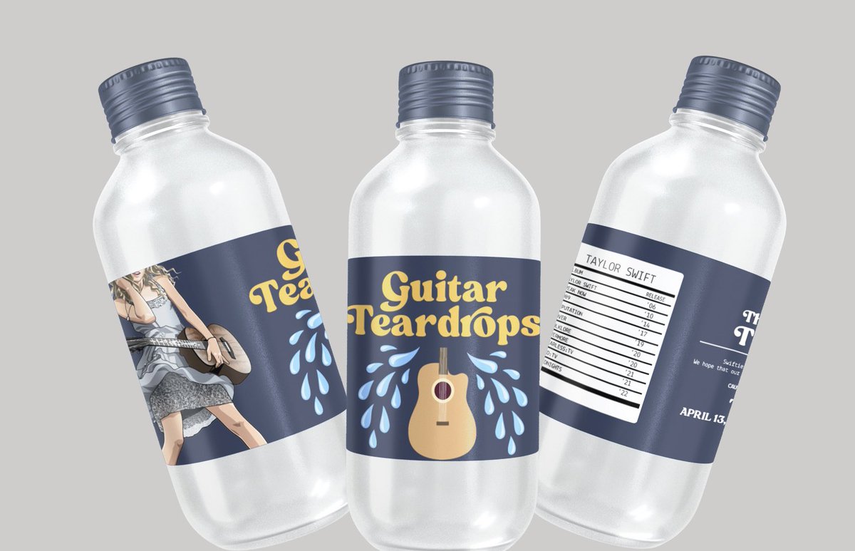 MammaSwiftie's tweet image. Does your TAYlgate have custom water bottles or are you normal? #erasTAYlgate  #customizeeverything #partydetails