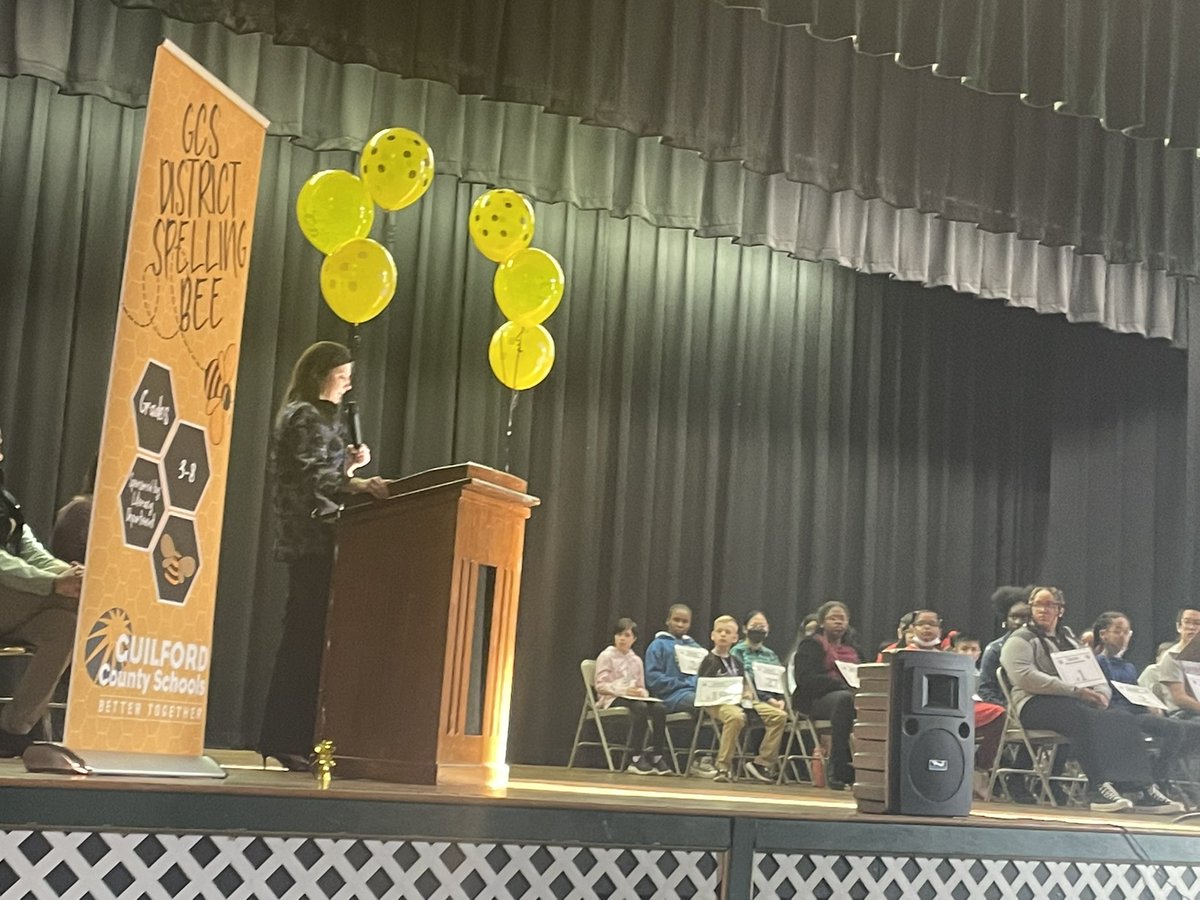 jmaness4's tweet image. Great morning at @GCSchoolsNC 2023 Spelling Bee! @Super_GCS opened with wonderful remarks! Students were amazing &amp;amp; really put all the adults spelling skills to the test! Congratulations to runner up, Chloe Brim from @allenmiddle1968 &amp;amp; Champion, Nam Tran from @BSMSPhoenix!