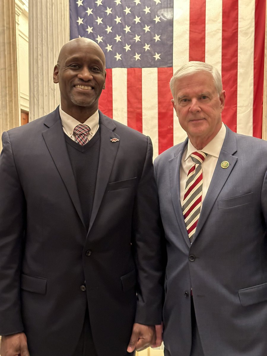 I'm honored to have <a href="/UArkansas/">University of Arkansas</a> Chancellor Dr. Charles Robinson in the Capitol as my #SOTU guest! A leader in education, advocate for our students, and dedicated to excellence—he embodies the very best of #AR3. It's a privilege to have him here representing our community tonight!