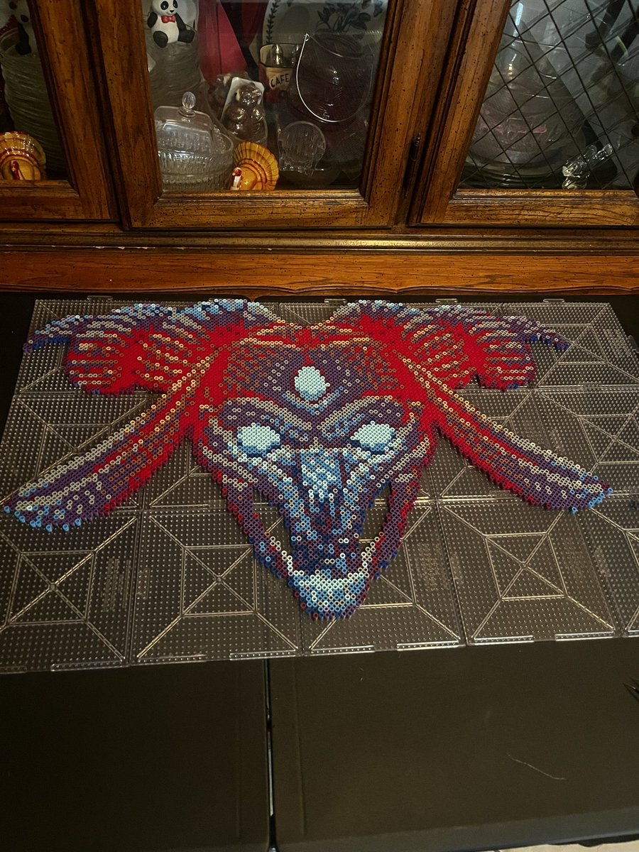 oldhacky's tweet image. Got back into making perlers wat u think for my first one in some years