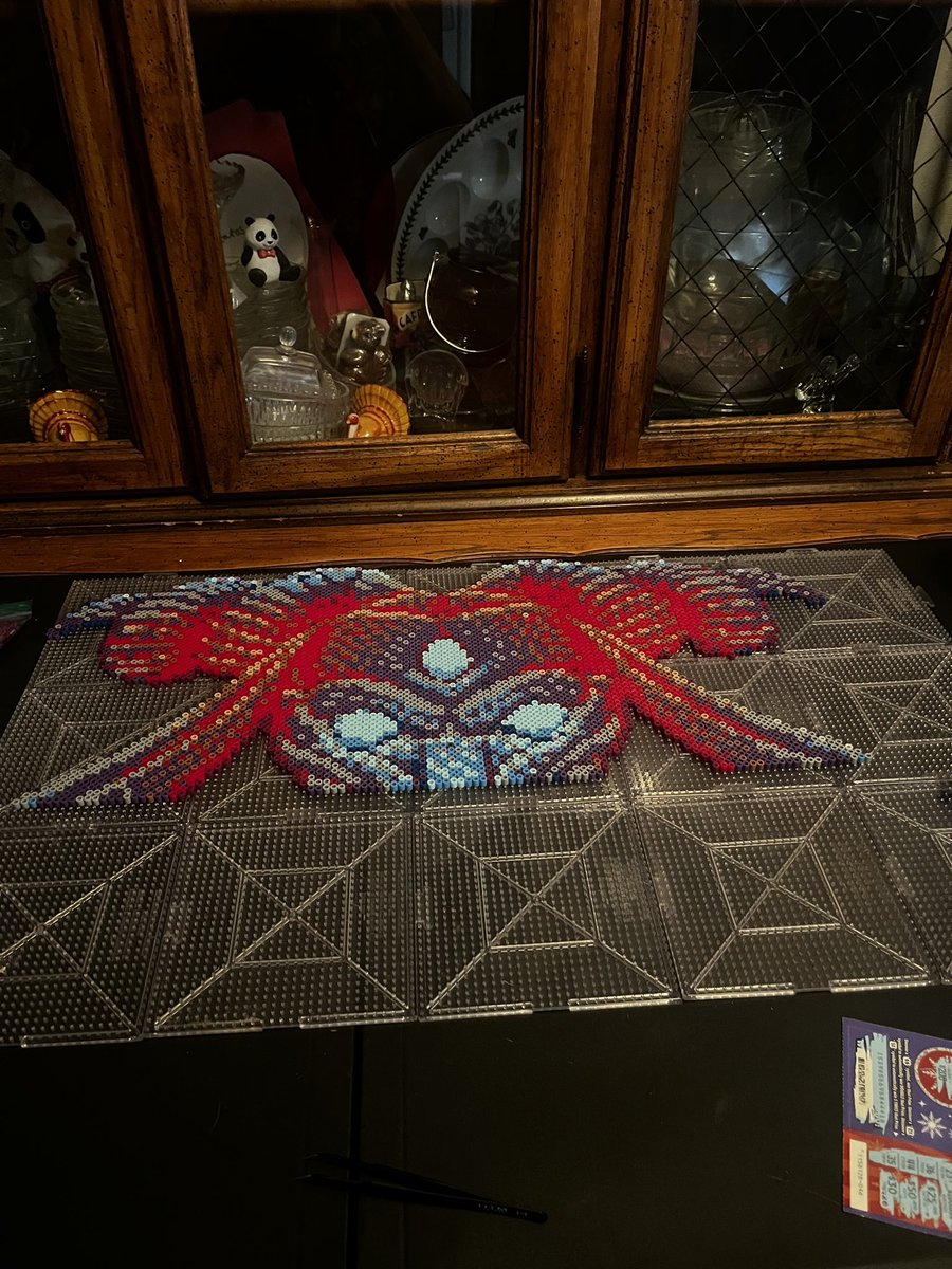 oldhacky's tweet image. Got back into making perlers wat u think for my first one in some years