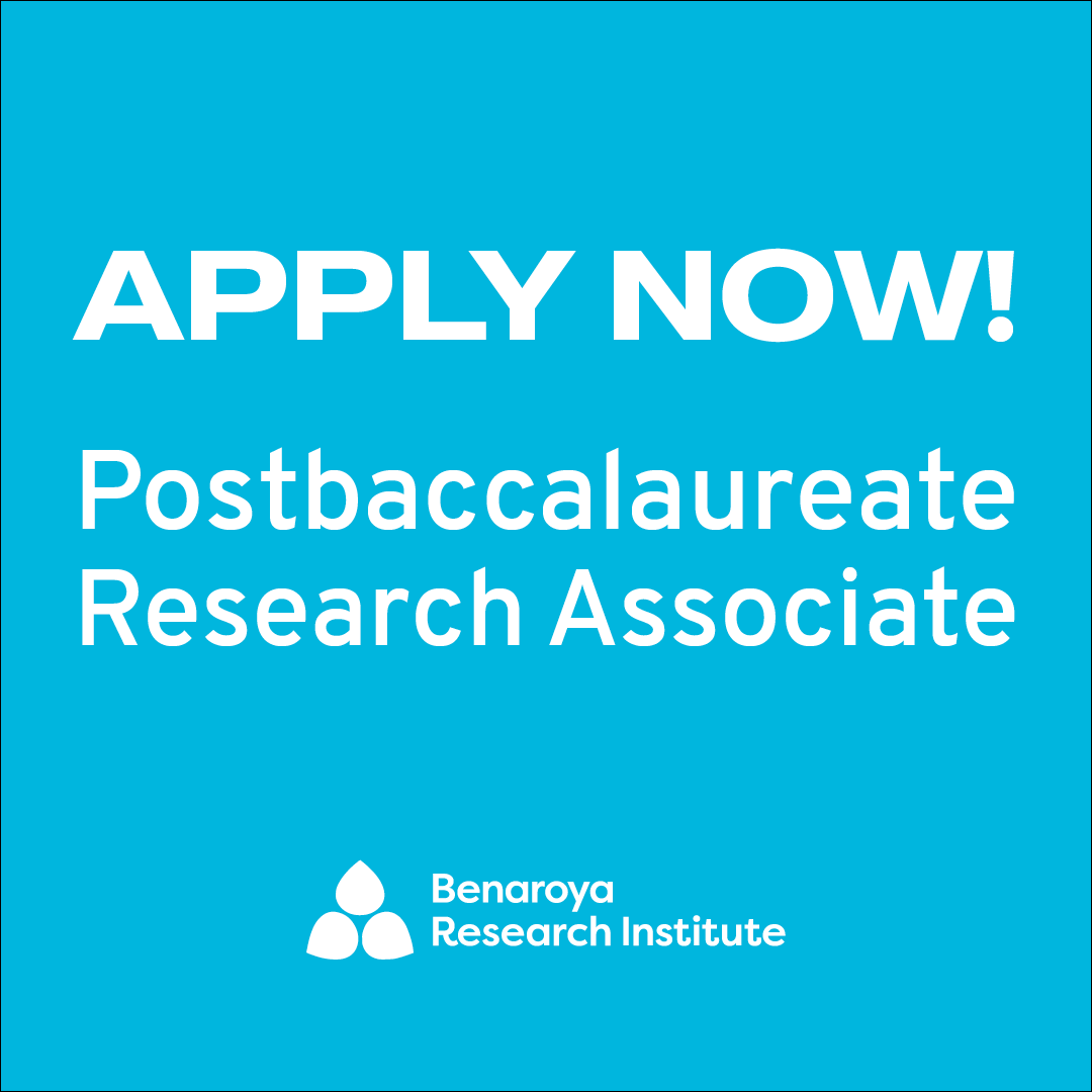 BRI’s two-year postbaccalaureate program allows recent college graduates to engage in #Research at the forefront of immunologic, allergic and infectious diseases under the guidance of a BRI PI. Applications must be submitted by March 1, 2023. Learn more: bit.ly/3YeSi71
