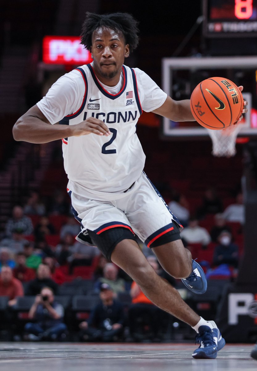 ESPNInsights's tweet photo. Tristen Newton joins Shabazz Napier as the only players in UConn history, men or women, to record multiple triple-doubles https://t.co/WKGzzGthBy