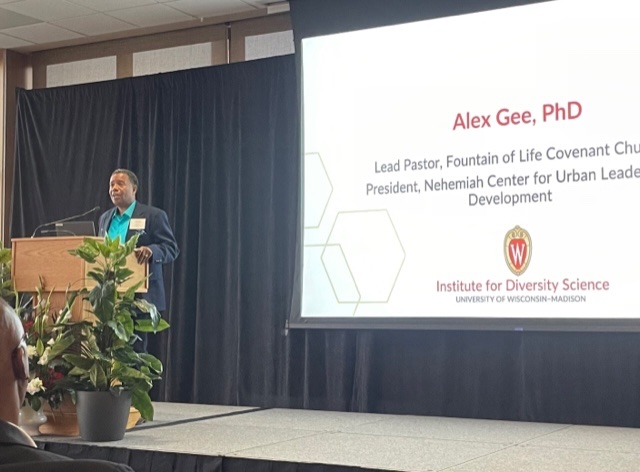 Paula Niedenthal (@paulaniedenthal) on Twitter photo Huge congrats to <a href="/ambwinst/">Angela Byars-Winston</a> and Markus Brauer (<a href="/brauerlab1/">Brauer Group Lab</a>) on the inauguration of the new Institute for Diversity Science. What a lineup of speakers from
<a href="/UWMadison/">UW–Madison</a> and the wider community. Here's to continued success of the institute!! Huge congrats to <a href="/ambwinst/">Angela Byars-Winston</a> and Markus Brauer (<a href="/brauerlab1/">Brauer Group Lab</a>) on the inauguration of the new Institute for Diversity Science. What a lineup of speakers from
<a href="/UWMadison/">UW–Madison</a> and the wider community. Here's to continued success of the institute!!