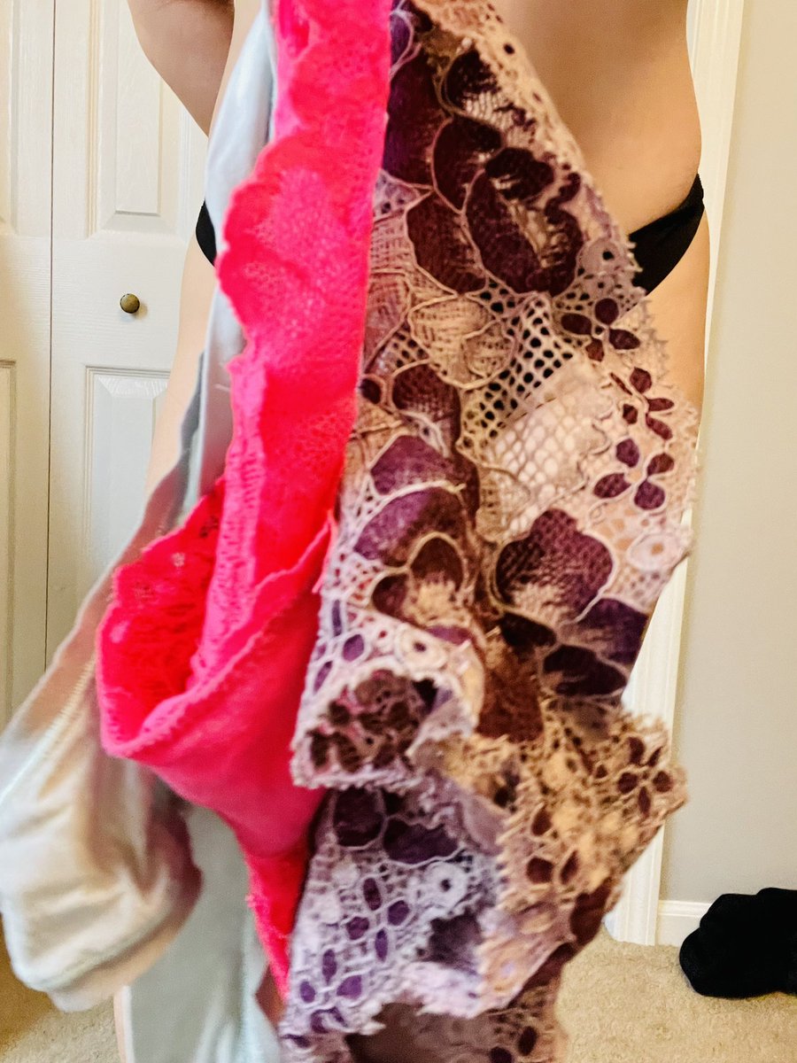 MarySin6969's tweet photo. What ones should I wear tomorrow ? Pink or Purple ? #panties #underwear #dirty #dirtypanties #fetish #pantiefetish https://t.co/UdaE4jSC8L