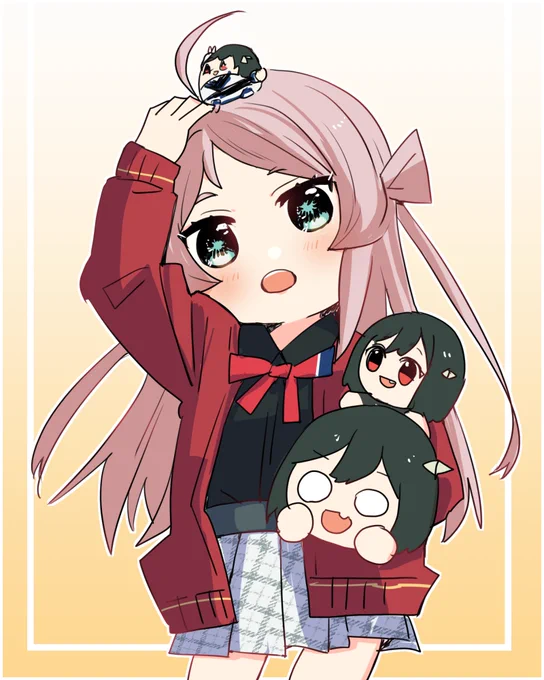 ランジュ&栞子さんぬいたち #ランしお 