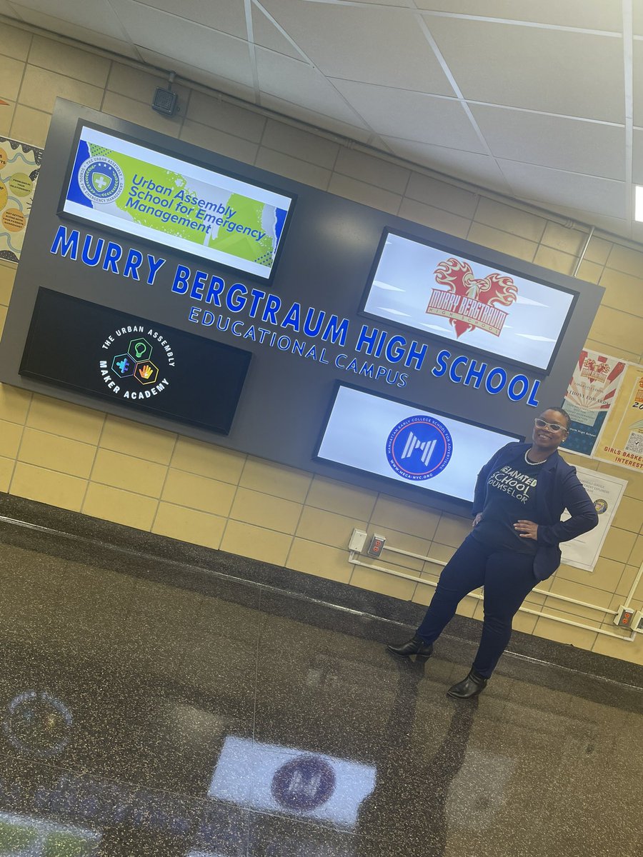 30 years ago I was running around these halls as a senior in high school now I’m back as a NYCDOE employee #fullcircle