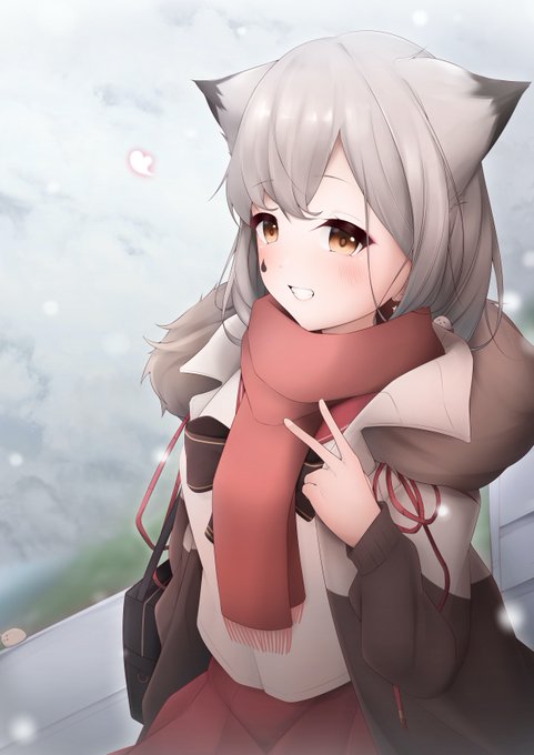 帰り道...❄️💕
#アズールレーン #涼月 