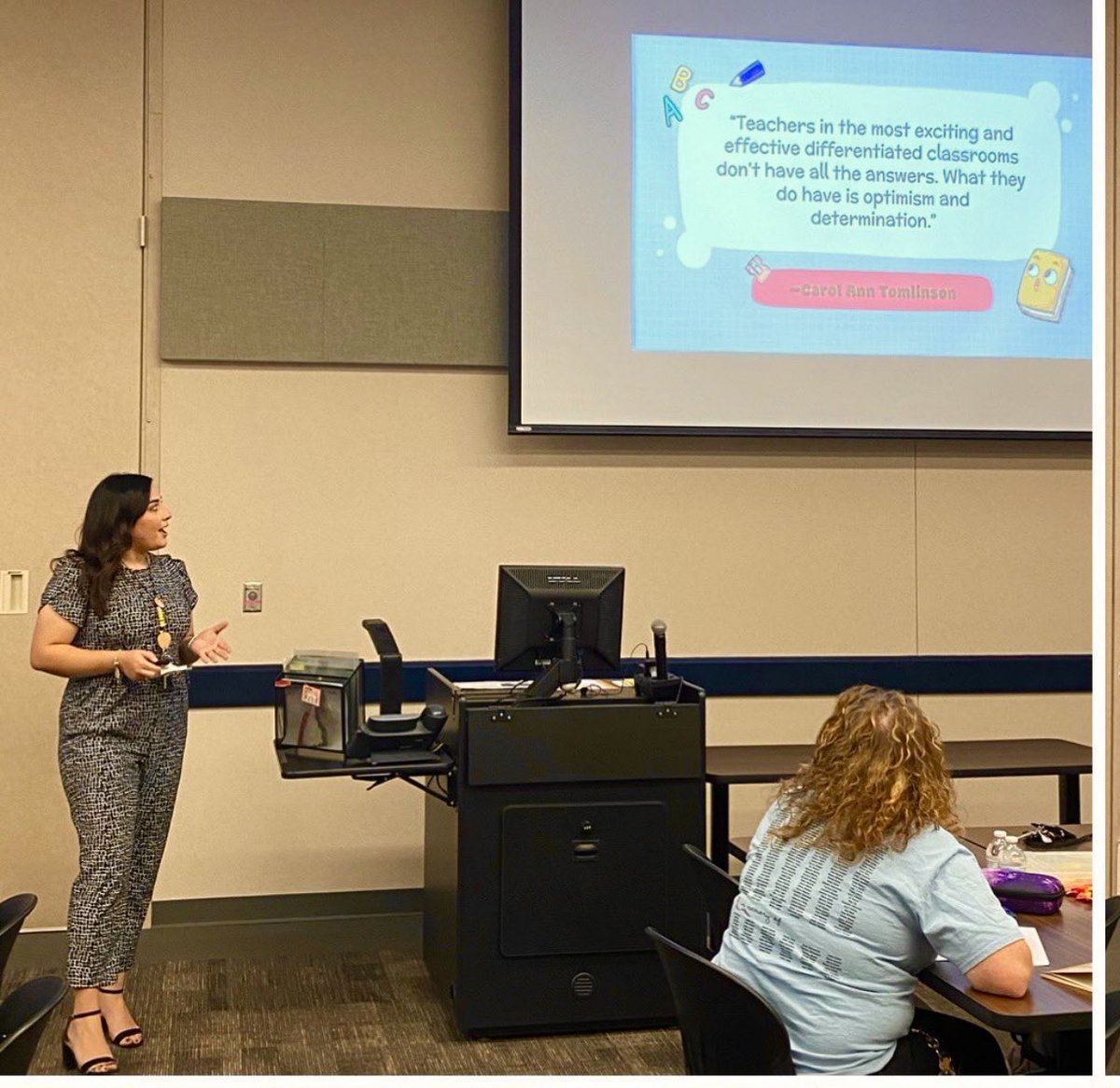 Today I got to present at #pisdetla. I did my spotlight on differentiated workstations in my classroom; how I started, how it works &amp; how it looks. It takes time &amp; effort but its so worth it when I see my students become successful &amp; grow!🤍 <a href="/pisdesela/">PISD Elementary Language Arts & Reading</a> <a href="/StuchberyES/">Stuchbery Elementary</a> #pisdlachat