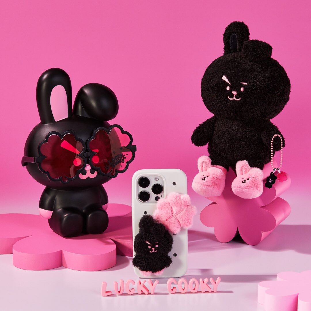 BT21 LUCKY COOKY DOLL BLACK EDITION