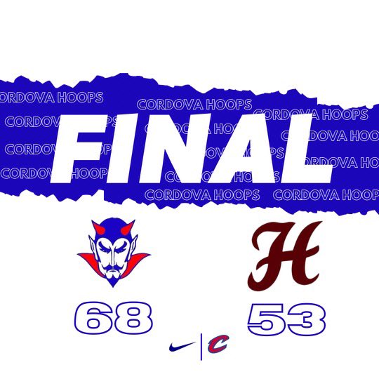 CordovaHoops's tweet image. Final from the Area Tournament. #Dominatetheday.