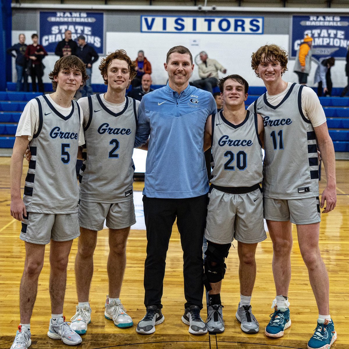 Grace Christian Academy Menās Basketball (@gcaramsmbb) on Twitter photo Our guys fought hard through a lot of adversity but was hard to overcome tonight. We are proud of our guys and the work they have put it this season.
Rams - 46
PA - 66
<a href="/Garrett2Paul/">Garrett</a> 12 P/ 2 R/ 4 A
<a href="/ReedFarmer6/">Reed Farmer</a> 12 P/ 3 R/ 3 A
<a href="/WestEdmondson/">Weston Edmondson</a> 12 P/ 3 R
<a href="/CamdenMabe/">Camden Mabe</a> 6 P/ 14 R/ 4 A Our guys fought hard through a lot of adversity but was hard to overcome tonight. We are proud of our guys and the work they have put it this season.
Rams - 46
PA - 66
<a href="/Garrett2Paul/">Garrett</a> 12 P/ 2 R/ 4 A
<a href="/ReedFarmer6/">Reed Farmer</a> 12 P/ 3 R/ 3 A
<a href="/WestEdmondson/">Weston Edmondson</a> 12 P/ 3 R
<a href="/CamdenMabe/">Camden Mabe</a> 6 P/ 14 R/ 4 A