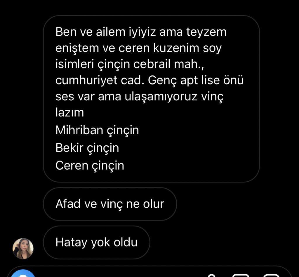 marmonrroee's tweet photo. @efeuygac @AFADBaskanlik @AKUT_Dernegi @istanbulbld LÜTFEN YARDIM EDİN!!!! VİNÇ LAZIM !!!
SES GELİYOR, KURTARILMAYI BEKLİYORLAR!!! 
HATAY CUMHURİYET CADDESİ!!!
 Hilal: 05411804999 https://t.co/18afOItW0v