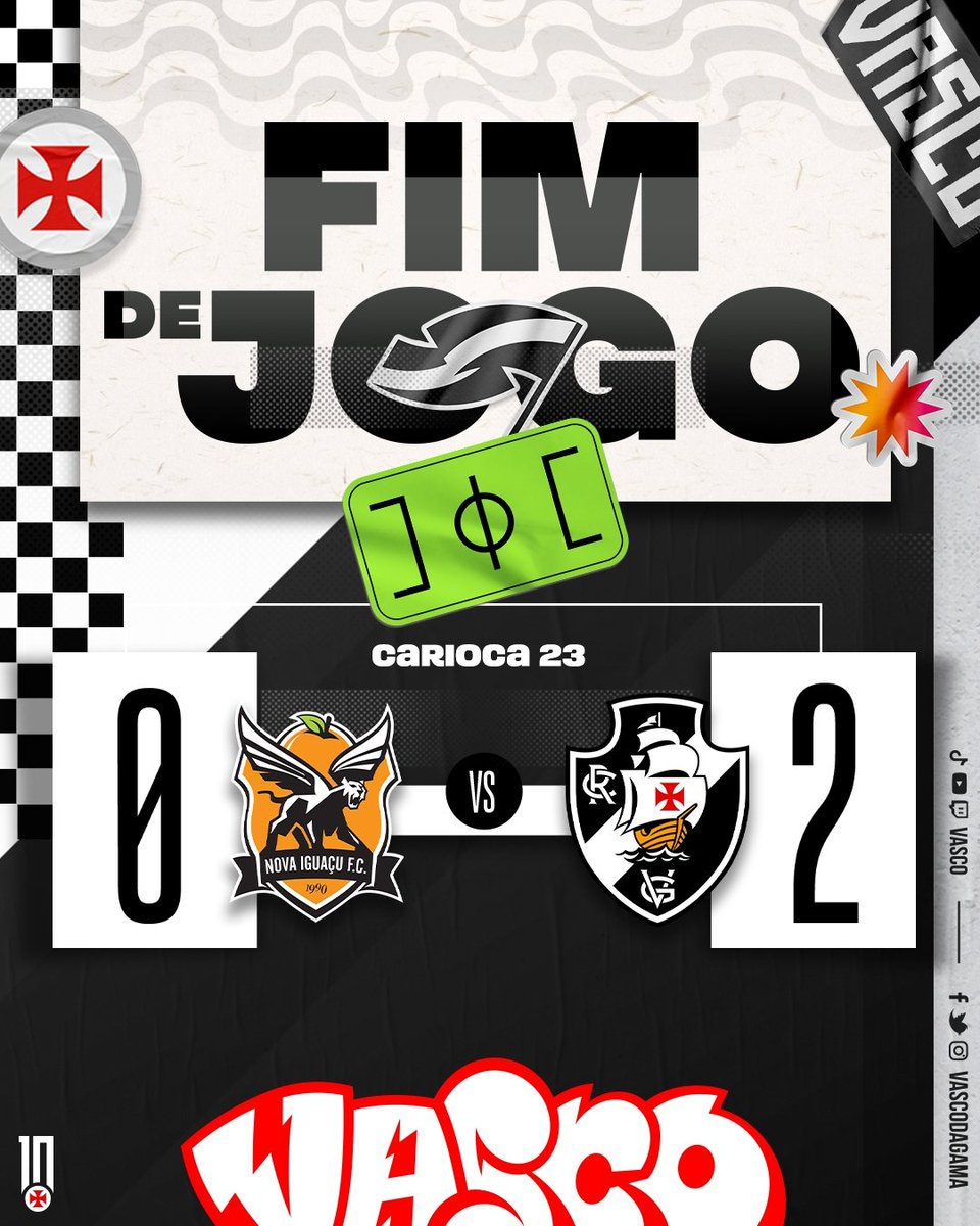 VascodaGama's tweet photo. انتصار فاسكو دا غاما!
⚽ Jair 
⚽ Gabriel PEC

#NIGxVAS 
#CariocaNaVascoTV
#VascoDaGama https://t.co/L5tynfa901