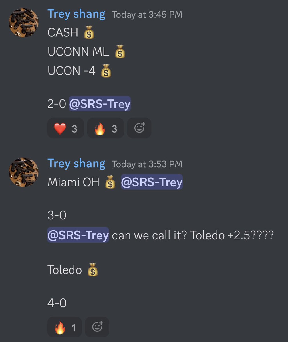 4-0 waiting on few more plays looking good!!!