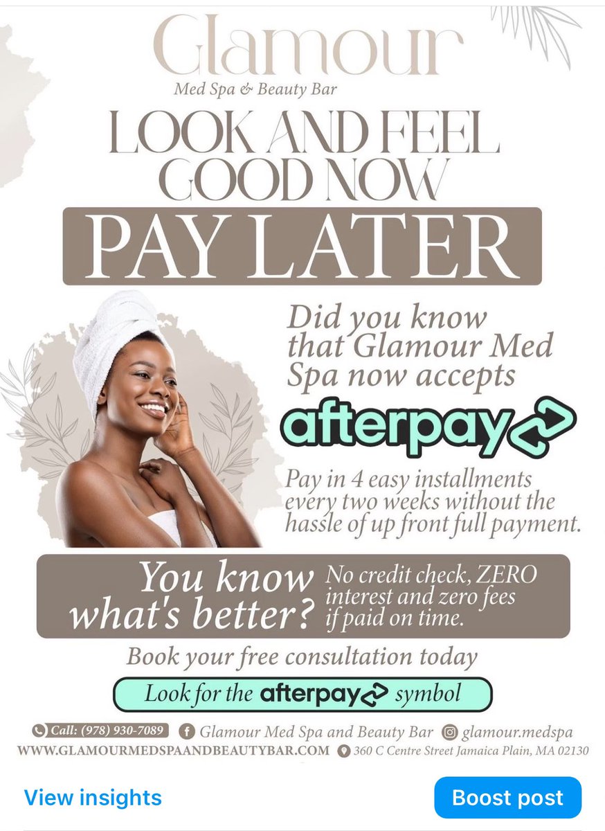Pay for any Valentine’s Day 💞Package with our Buy Now Pay Later #BNPL 😊 using #AfterPay 

A flexible payment option so you can focus on your #bae 🥰 

🚫 No credit check
❌ ZERO interest 
🚫 ZERO fees *if paid on time

Choose AfterPay at checkout. 
👉🏼 #BNPL 
#valentinesday💘