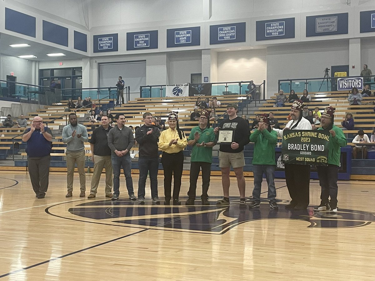 Congratulations to Bradley Bond on being selected to take part in the Shrine Bowl.