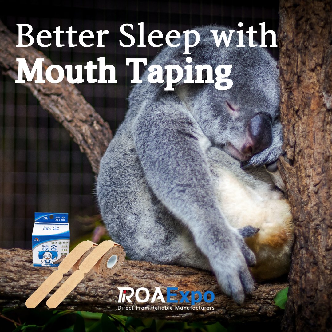 ROAExpo's tweet photo. Daily 365 Mouth tape _ Made in KOREA
sound sleep, anti-snoring band, excellent breathability , harmless adhesive

🧐See More  https://t.co/GOE3JfIUdJ
🤩Shop  https://t.co/d5KgVBL1z0

#MouthTaping #SleepHygiene #HealthySleep #BreathingControl #SleepBetter #SnoreLess #SilentSleep https://t.co/EbsqXl0trY