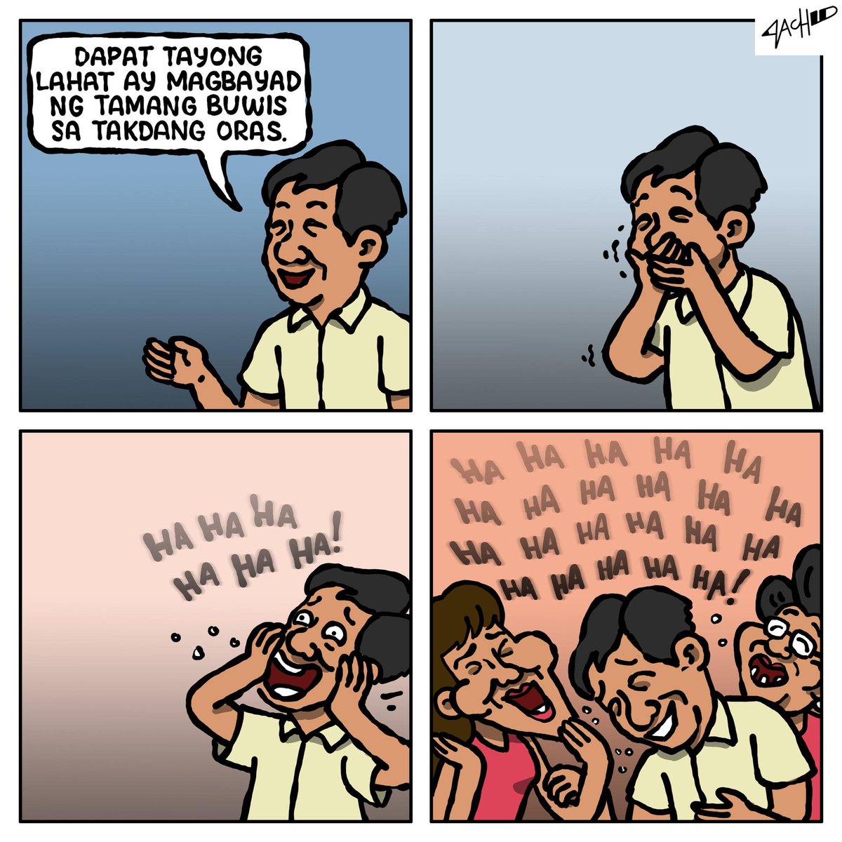 cartoonistzach's tweet photo. Tamang tawa lang mga bilyun-bilyon https://t.co/5hQvX2dCVC