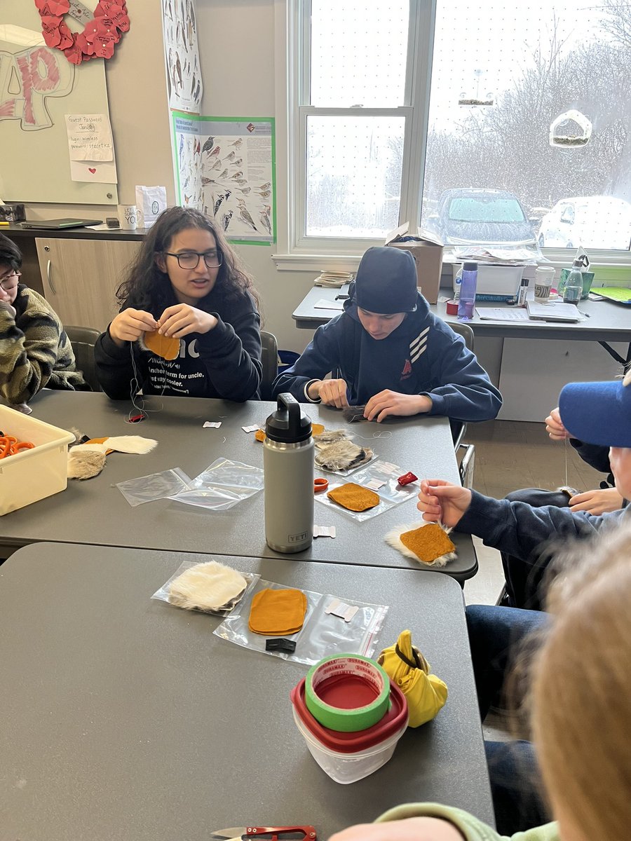 Did I mention we made hand warmers from rabbit, deer and moose? Thank-you Marsha Cornelius for your teachings. We made some for our selves and some to donate. Thanks for the opportunity <a href="/fnmitvdsb/">FNMI Thames Valley</a> <a href="/KeyesMp/">Miishen Keyes</a> <a href="/kdoxtator/">Kathleen Doxtator</a> <a href="/mskalexander/">Kim Alexander</a>