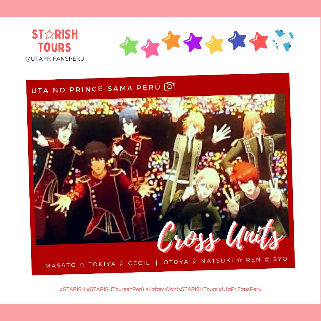 UtaPriFansPeru's tweet photo. 「ST☆RISH Tours」Cross Units ✨
Un vistazo a los subgrupos de ST☆RISH en el escenario: SAMURAIZM 💙💜💚 y UUUU ❤️💛🧡💗 Con su apoyo, este proyecto traerá más imágenes exclusivas de la película 😉💖
#UtaPri #STARISH #STARISHTours #STARISHToursenPeru #LatamWantsSTARISHTours https://t.co/Gi5DF8AwvS