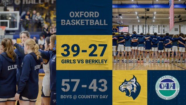OHSWBball's tweet photo. The Wildcats WIN, 39-27. High scorers tonight were @MirandaWyniemko 18pts 8rebs, @PeytonRichter24 9pts 8rebs, @AllisonHuff2025 8pts 6rebs, and @Sophiaraab5 4 pts.
Next up is Harper Woods on Friday.
@athletic_oxford @oxford_hs @OAAathletics @OAAsports @freeppreps @TheOxfordLeader https://t.co/rpcQtQ9Vnx