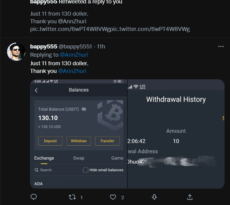 ivyaddisson420's tweet photo. I am Creating a TEAM!!! WHO WANT TO JOIN IN MY TEAM?? I need 50 members in My Team  Daily Earnings $ 30-100USDT Daily Income. What are you waiting for . Kindly Directly Message HURRY UP!!!!

For Binance users and Trust wallet user!
PS. THIS IS MY REFERRAL IN TWITTER!! https://t.co/CL0eTwdoft