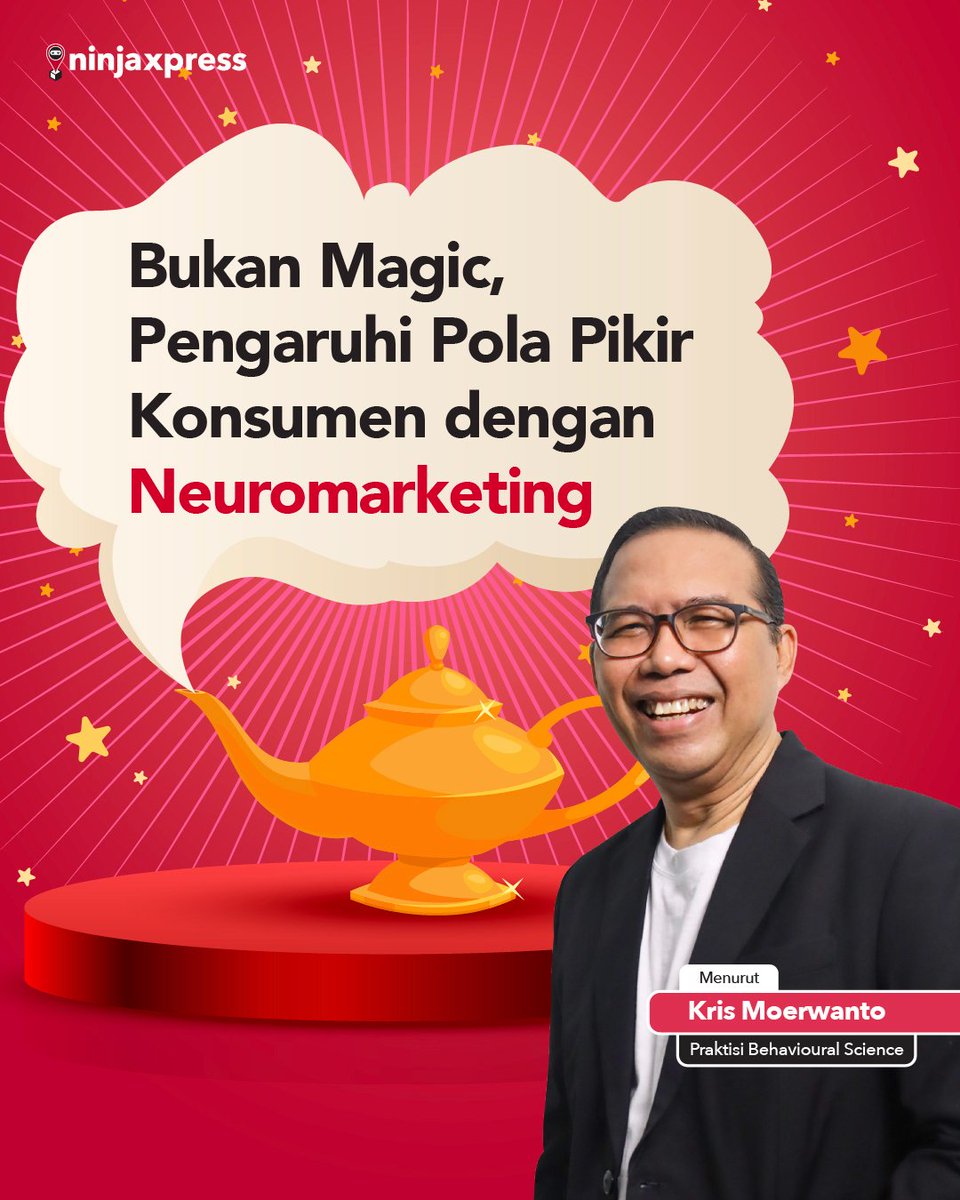 ninjaxpress_id's tweet photo. Butuh strategi baru untuk melancarkan penjualan Teman Ninja?
Simak tips tentang #Neuromarketing dari Kris Moerwanto di https://t.co/HWbmAGElTL
#NinjaXpress #BlogNinjaXpress #TipsBisnis #TipsMarketing #StrategiBisnis #StrategiMarketing #Marketing #TipsJualan #UMKM https://t.co/FcdjXMmq9Y