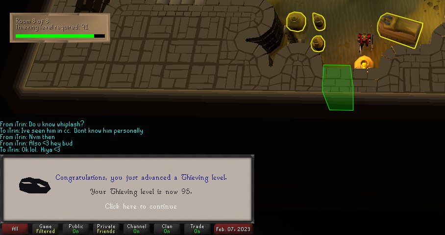 WarpRs's tweet photo. Moving right along with Thieving. I have also started prepping for 99 RC during the work day.
35.3k/330k Daeyalt Ess.
#OSRS #Runescape #Thieving #MaxGrind https://t.co/K6O2yCmUlf