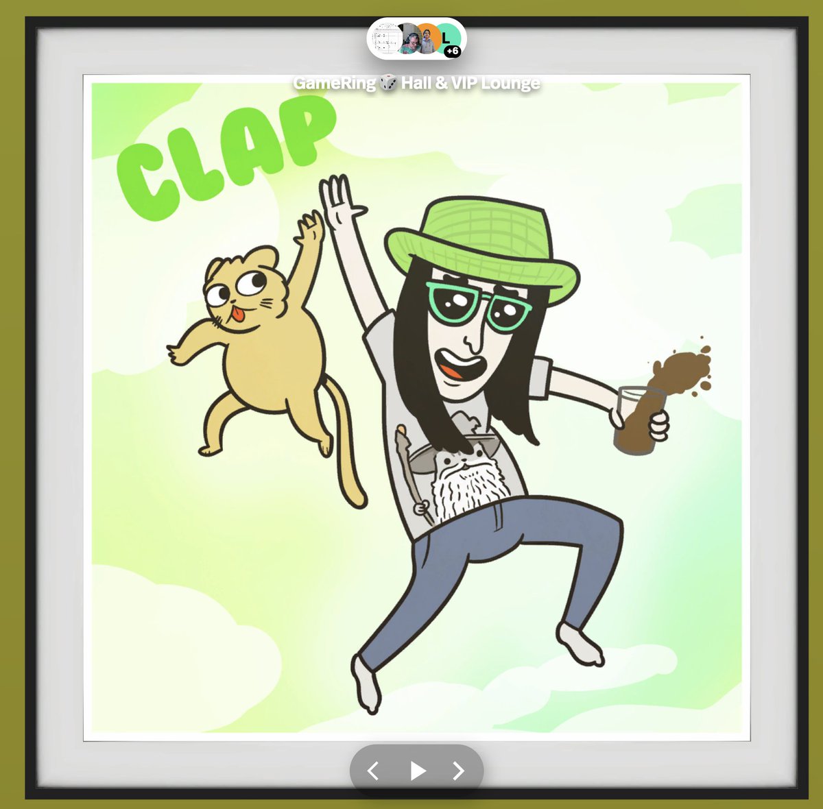 thelunarcamper's tweet image. Cant believe I scored this hella dope #NFT at @GameRing_Inc tonight on #spacial