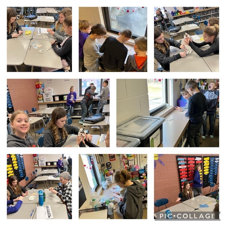 SchoolsWyoming's tweet photo. Mrs. Luskโs classes built towers out of 100 toothpicks and 100 marshmallows. They measured their creations in centimeters and inches. #belikeberlin #BerlinProud #MATH4LIFE
#ShowcaseWyCoSchools https://t.co/hXc1eE5fwM