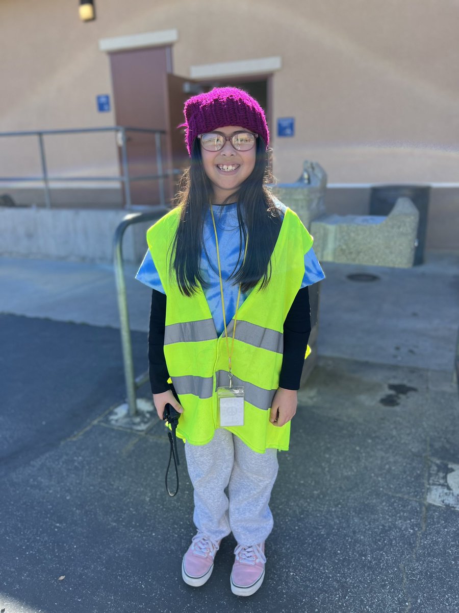 Amaris is a proud Peace Patrol Officer on our playground. She spreads kindness, smiles, and safety everyday everywhere. #FalconsUnitedInExcellence #PeacePatrol #RobustRecess #PBIS