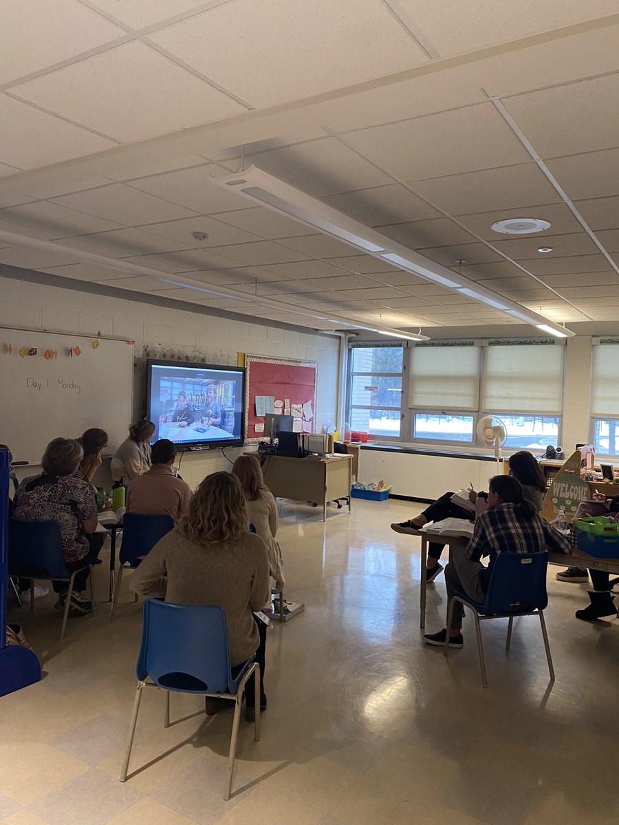Hornetslearn1's tweet photo. We are really proud of the work our primary staff has been doing with literacy coach Kelly LaDue. We used Zoom as a digital behind the glass to watch a guided reading lesson and talk as colleagues. #Literacycollaborative https://t.co/mCE5fdvXJi