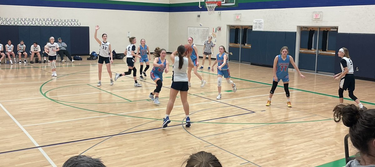 MustangsWBB2027's tweet photo. This weekend in our home gym the ladies had another big win against a long time rival with lots of our fans in the stands.  #stanggang #gostangs https://t.co/bcirGFdQ99