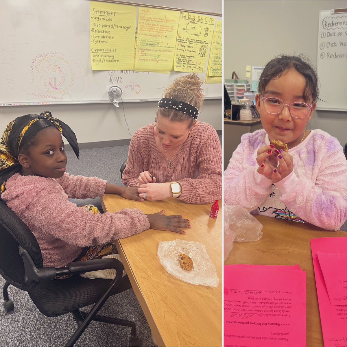 Wonderful things happenin’ at The Hill!

We welcomed families for Lovin’ Literacy Night.
Celebrated MANY students who earned 100+ Dojo points with…

Manicures w/ Mrs. Vlcek 💅🏾 
Cooking Club w/ Mr. Rose 🧑🏾‍🍳
Fancy Luncheon 🍴 
and Soccer Stars w/ Ms. Ausdemore! ⚽️  #OPSProud