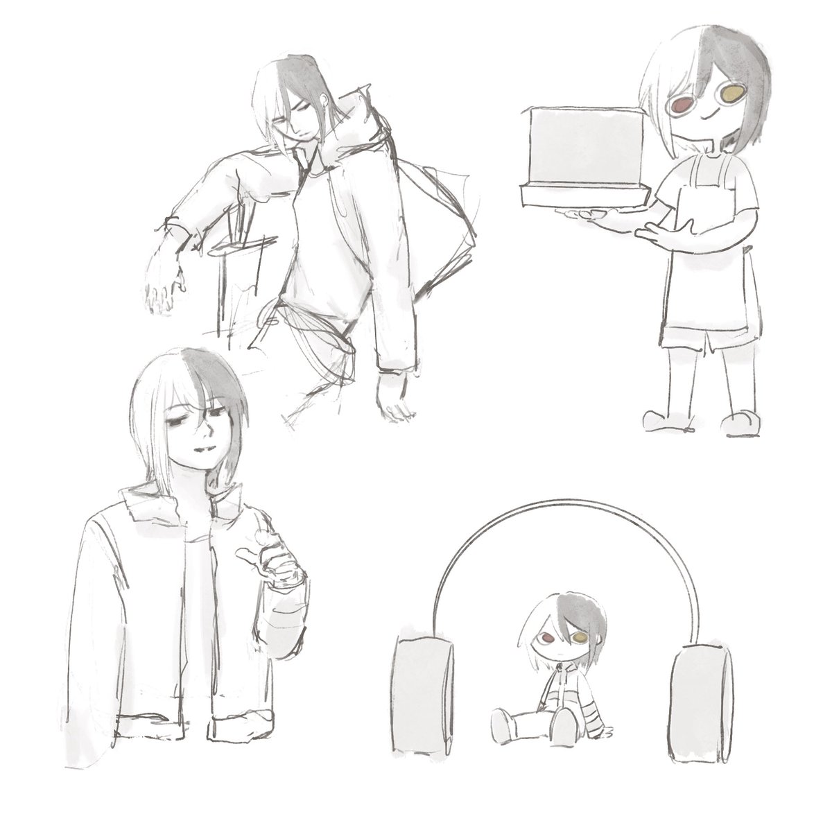 LiuChalk's tweet photo. Some 80 cuz I was bored #gamerboy80fanart https://t.co/cQ5SpnxcNL