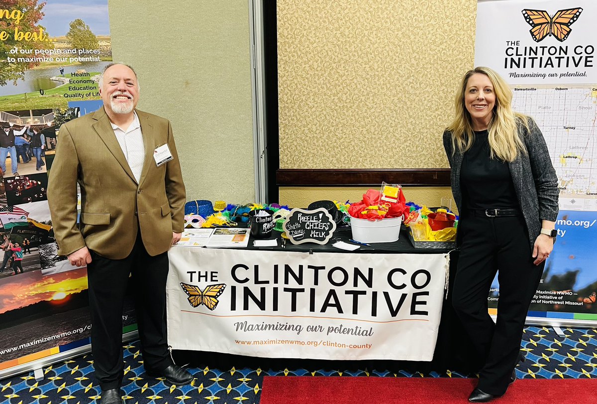 Honored to represent Clinton County at the Great Northwest Days in Jefferson City. Our raffle for Shatto Dairy “red velvet” Chiefs milk was a big hit!