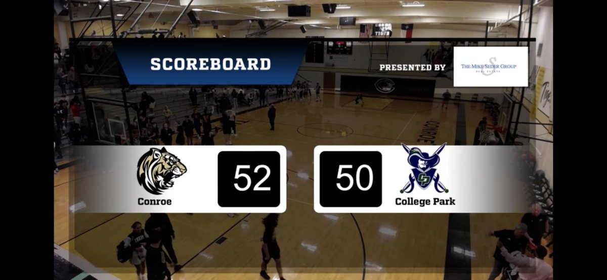 Conroe Hoops taking care of business tonight! Congratulations #SicEmTigers