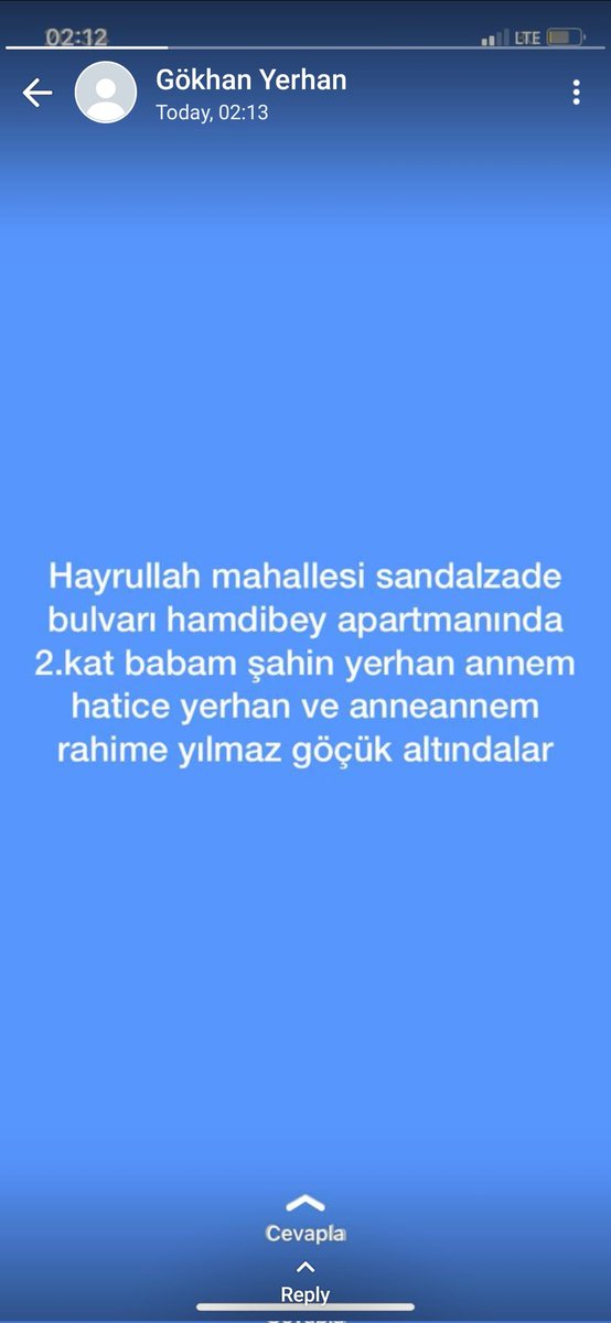 Yakin arkadaşım Gökhan Yerhan'in Ailesi hala enkaz altında yardım bekliyorlar,lütfen yardım edin @AFADKMaras @TCkahramanmaras @OguzhanUgur @haluklevent @ahbap @AKUTASSOCIATION @kmarasash @buyuksehirkm