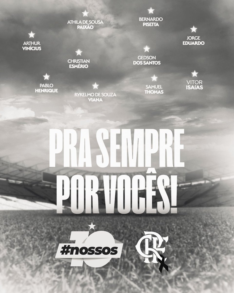 Flamengo's tweet photo. Pra sempre por vocês!
⭐⭐⭐⭐⭐
⭐⭐⭐⭐⭐
#Nossos10 https://t.co/5Q6daUeClk